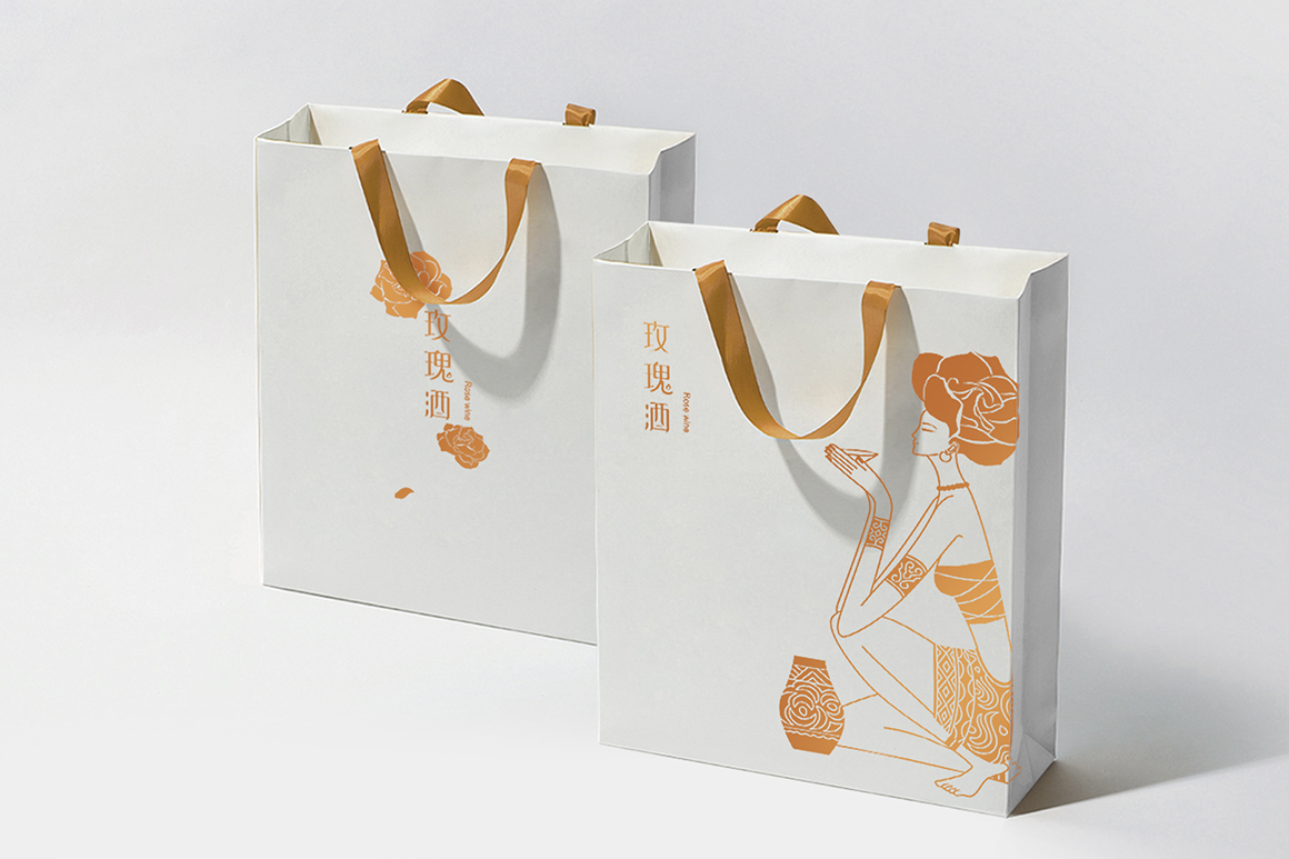 玫瑰酒酒水飲料vi設(shè)計(jì)案例